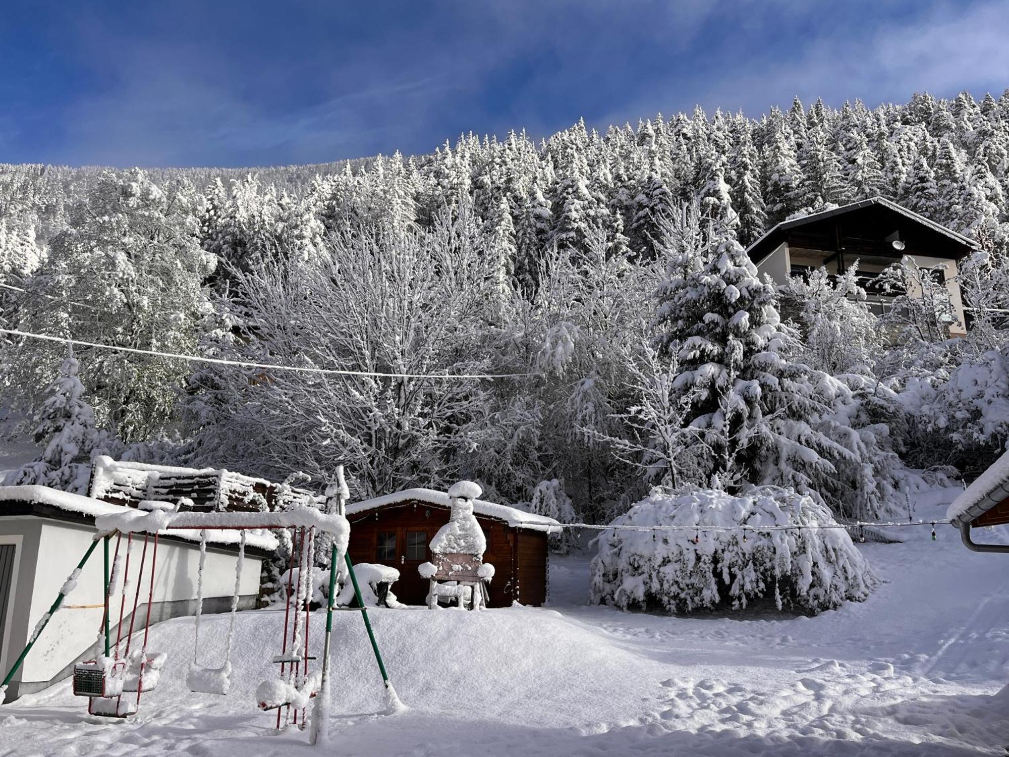 Apartamento Haus Im Hochtal Bad Bleiberg Exterior foto